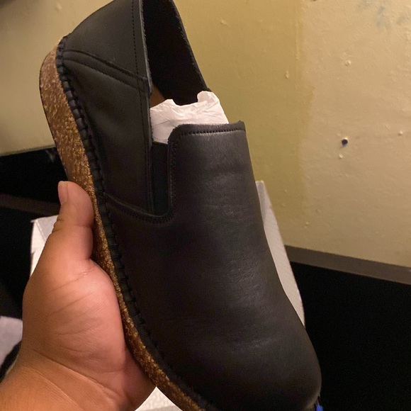 Birkenstock 41 | black, wood | size 10 - Picture 3 of 4